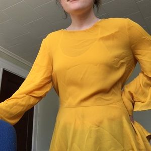 Yellow blouse